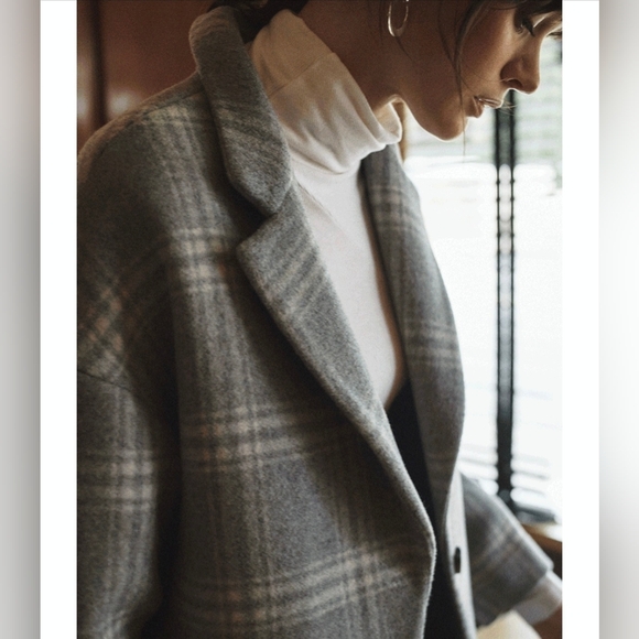 Ag Adriano Goldschmied Jackets & Blazers - AG Adriano Goldschmied Wool Made In Italy Plaid Jacket Blazer Medium NWOT